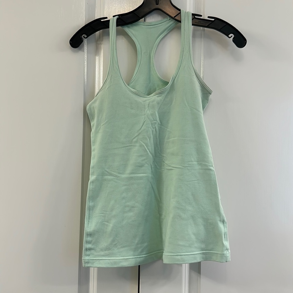 Sage green Lululemon tank top. Size 4